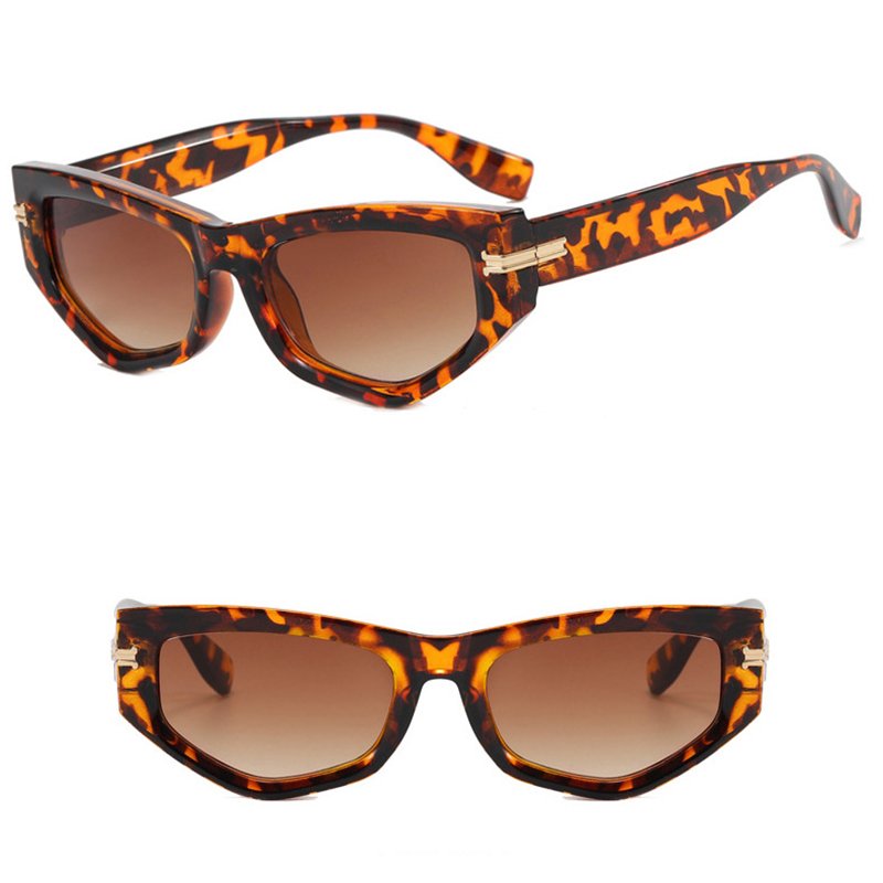 DL GLASSES 2024 Retro Cat Eye Eyeglasses Irregular Frames Rice Nails High End Lunettes UV Protection Fashion Sunglasses Custom