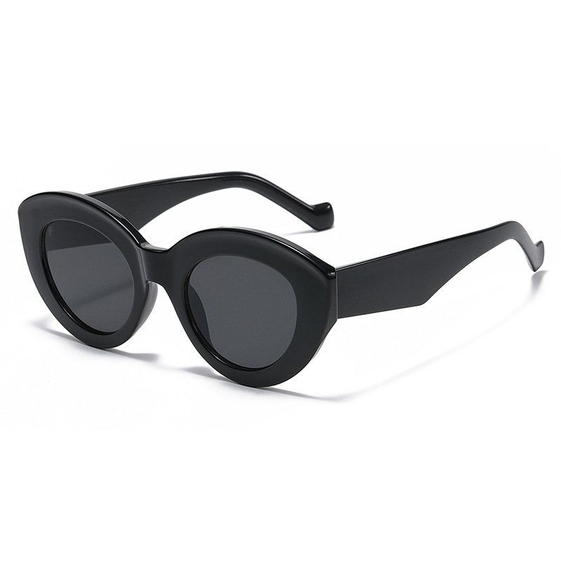 European American butterfly INS vintage hot sale women fashion custom logo Sun Glasses luxury designer Sunglasses 2024