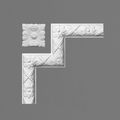 Indoor Decorative Gypsum Wall Frame Moulding