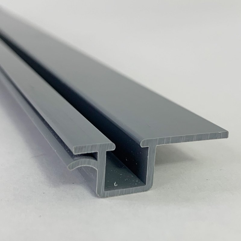 chemical resistance display cooler glass door window pvc frame extrusion profile