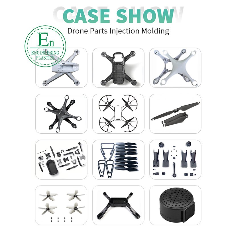Professional Custom Precision Plastic Injection Molding FPV Drone Shell Middle Frame Body Shell Original Repair Accessories
