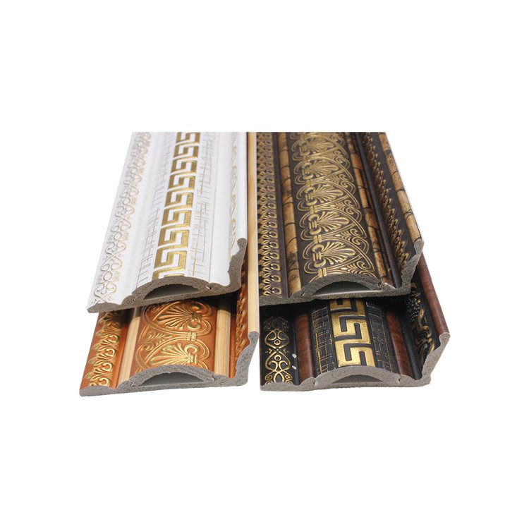 Easy to install cornice moulding Middle East style real estate pop mouldings ceiling crown decoration PS cornice line