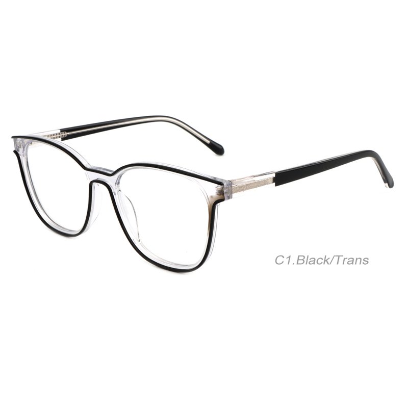 Yasee new optical acetate frame design mens womens rectangular acetate eyeglasses frame italy designer spectacle frames