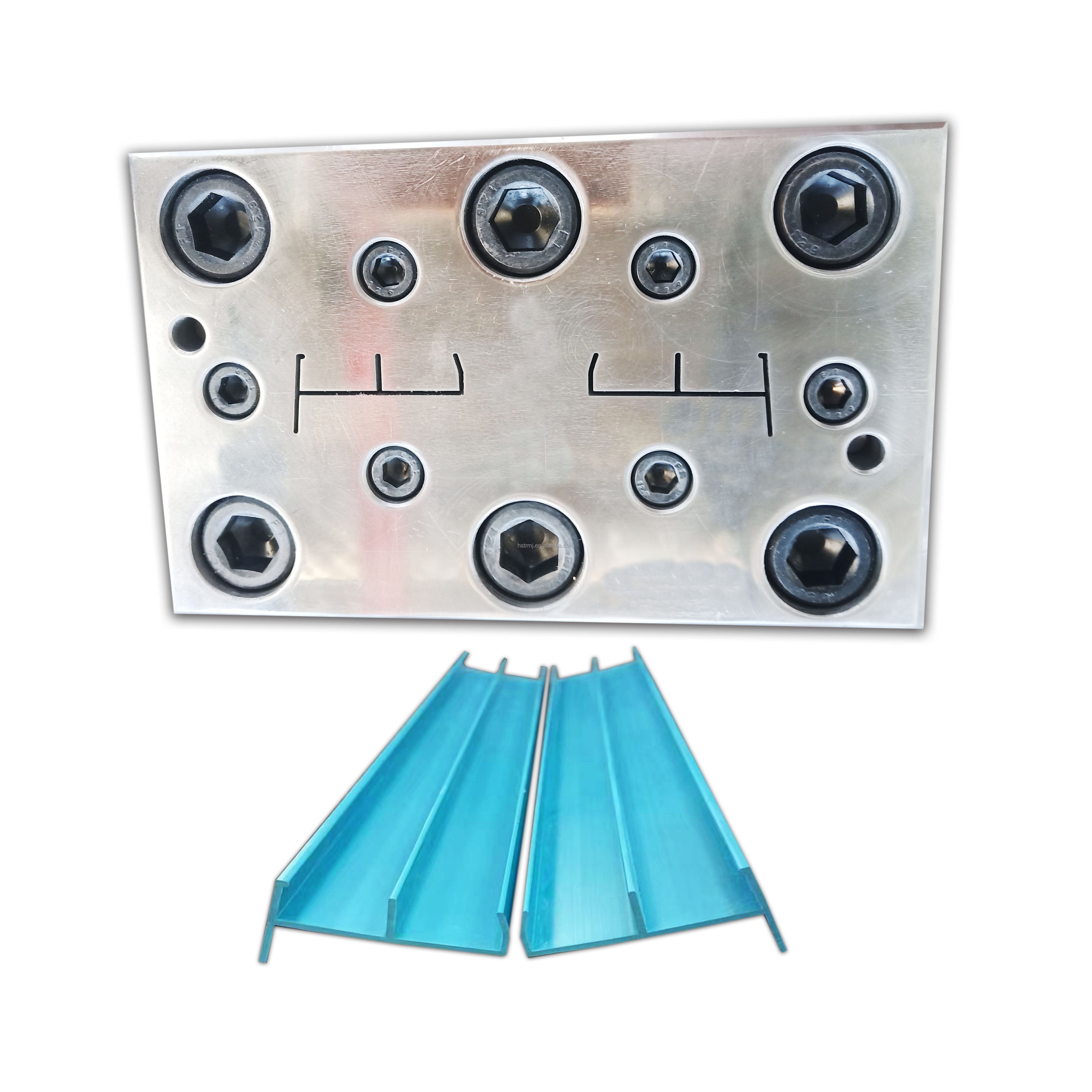 PVC foaming pvc profile molds Stone high-calcium upvc mould co-extrusion plastic die extrusion