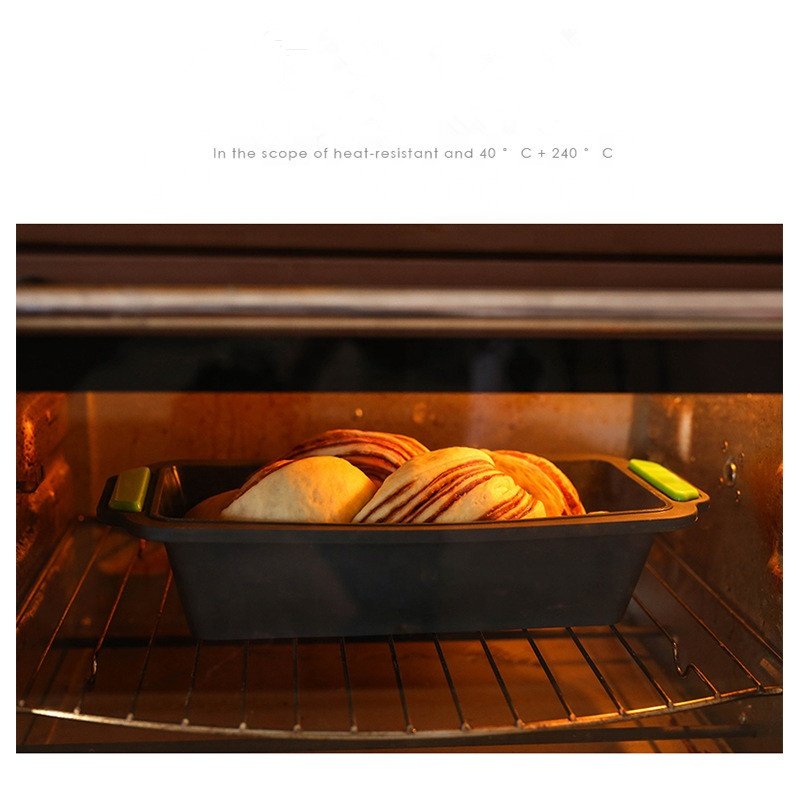 Bread Pans for Baking, Silicone Bread Pans for Homemade Bread with Reinforced Stainless Steel Frame Inside Non-stick