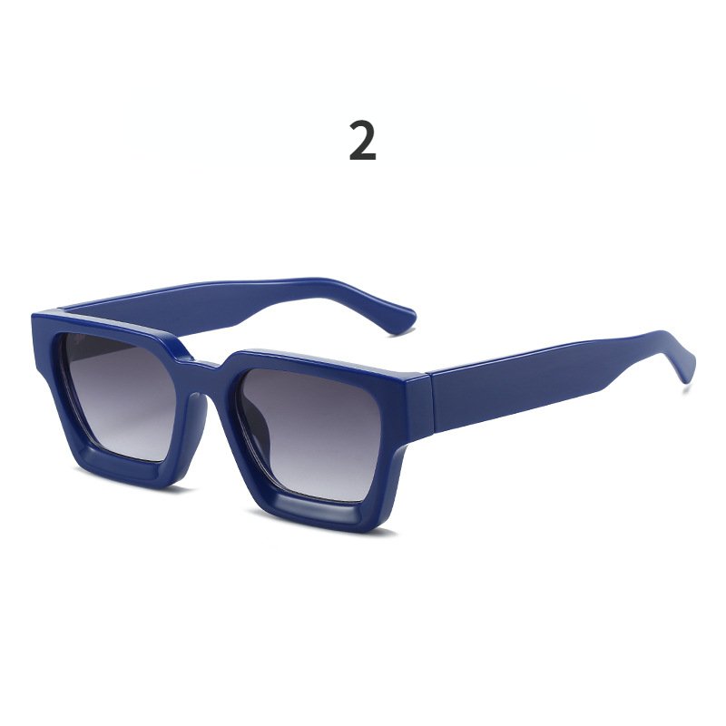 Cool Trending Sunglasses 2024 Lunnette De Soleil Homme Bulk Plastic Oversized Big Frame Square Sunglasses For Women