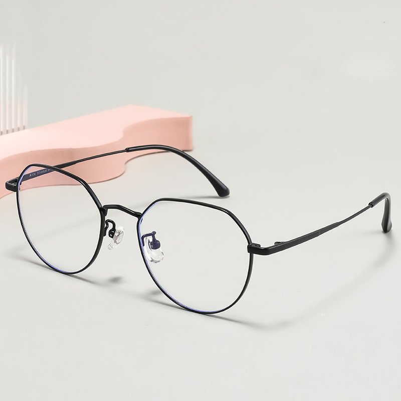 2024 Classic High Quality Polygon Frames Custom Glasses For Men And Women New Anti Blue Light Titanium Glasses Frame