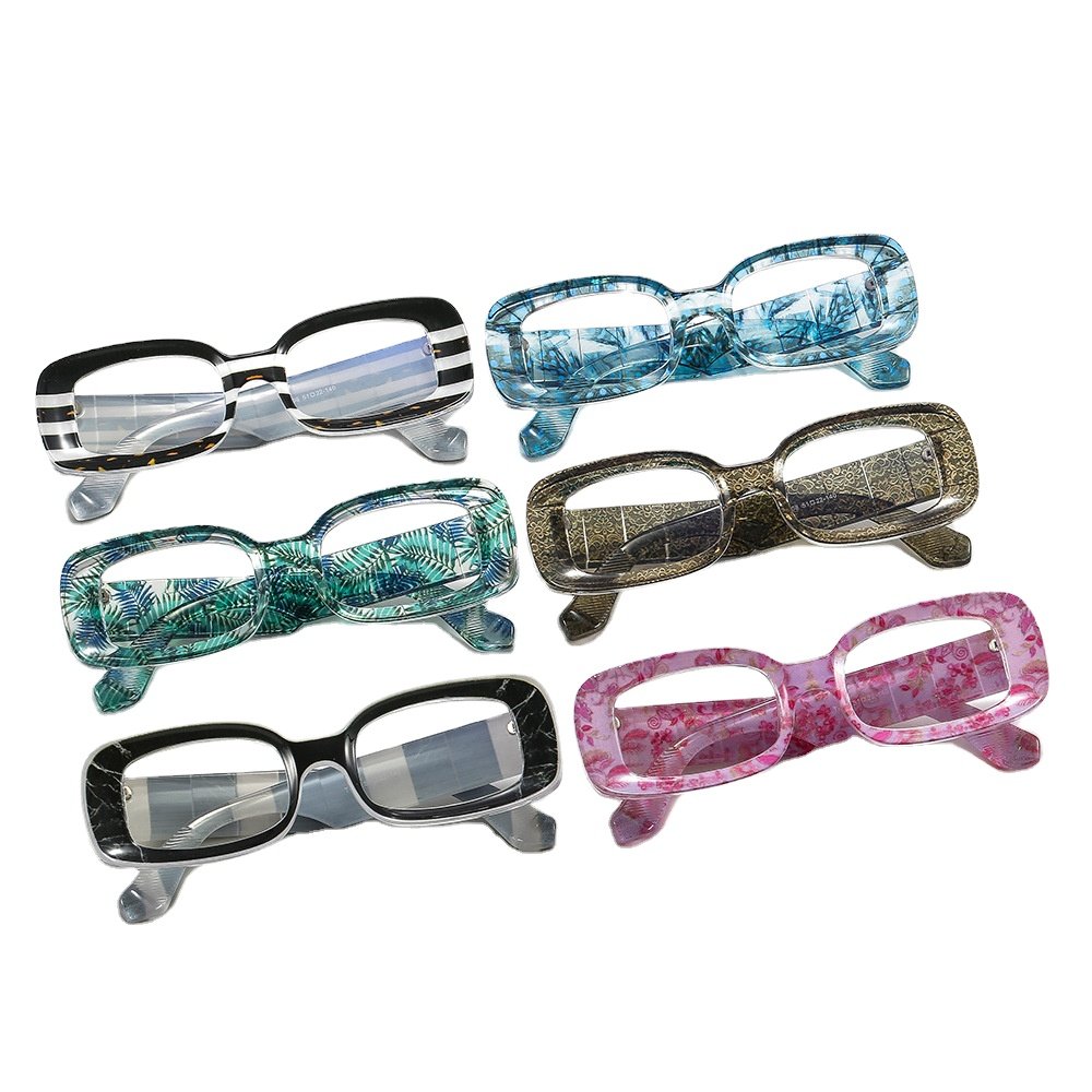 Transparent Frames For Thick Eyeglass Frames Colorful Eyeglasses 70s Mans Sunglasses Printing
