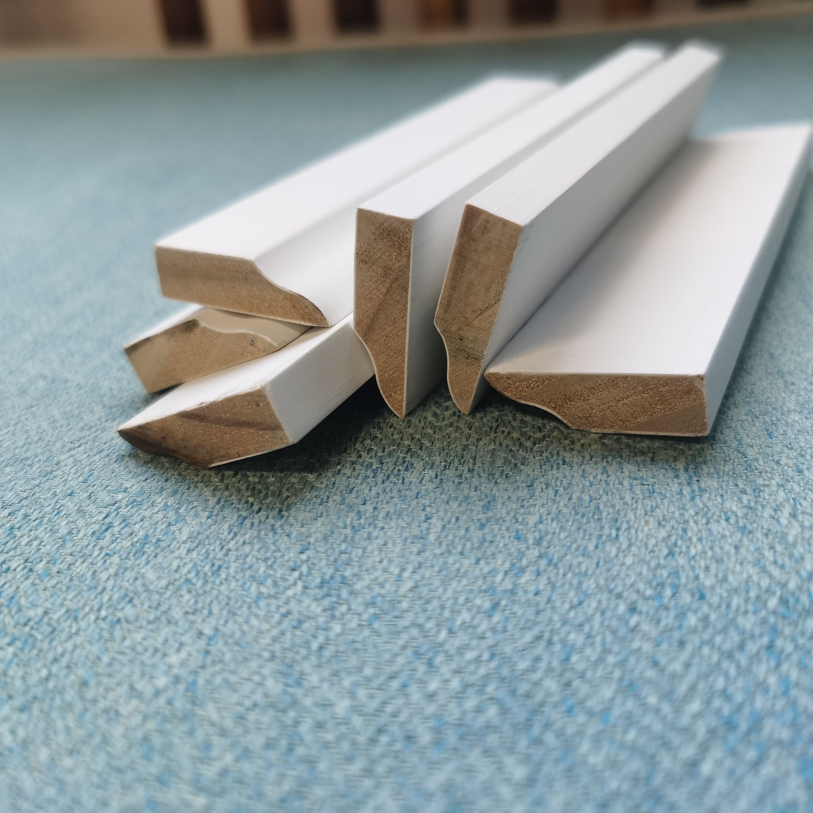 Factory Direct Sale white Primed Wood Moulding Line Mdf Frame Moulding Wood