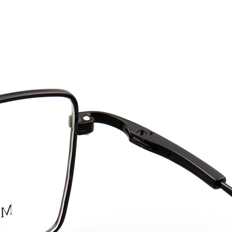 Latest Design Square Metal Optical Frames Oversized Big Frame Trendy Style Women Prescription Eyewear Myopia Hyperopia UV400