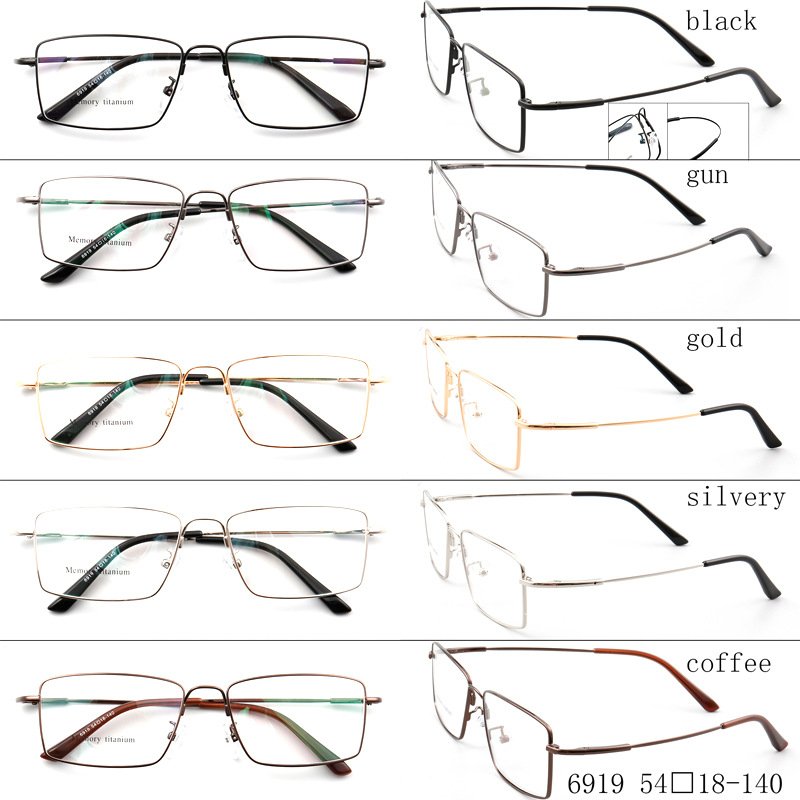 Latest Design Square Metal Optical Frames Oversized Big Frame Trendy Style Women Prescription Eyewear Myopia Hyperopia UV400