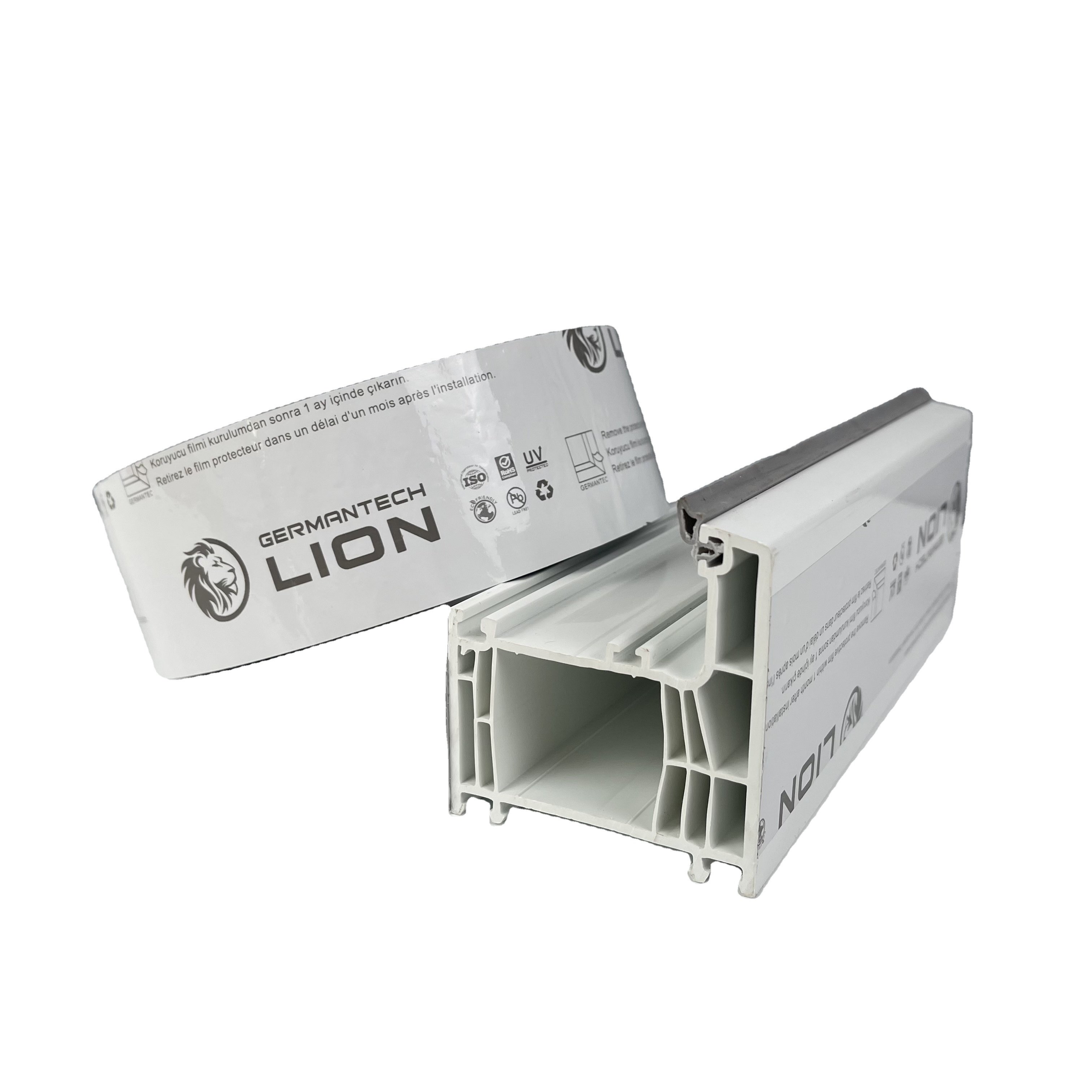 High Quality Modern European Design White PVC Profiles UPVC Casement Building Plastic Profiles High UV Protection Use Moulding