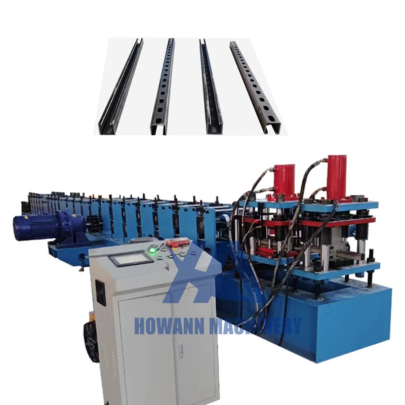 High Precision Unistrut Solar Strut Channel Solar Panel Making Machine Solar Strut Roll Forming Machine Steel Framing Machine