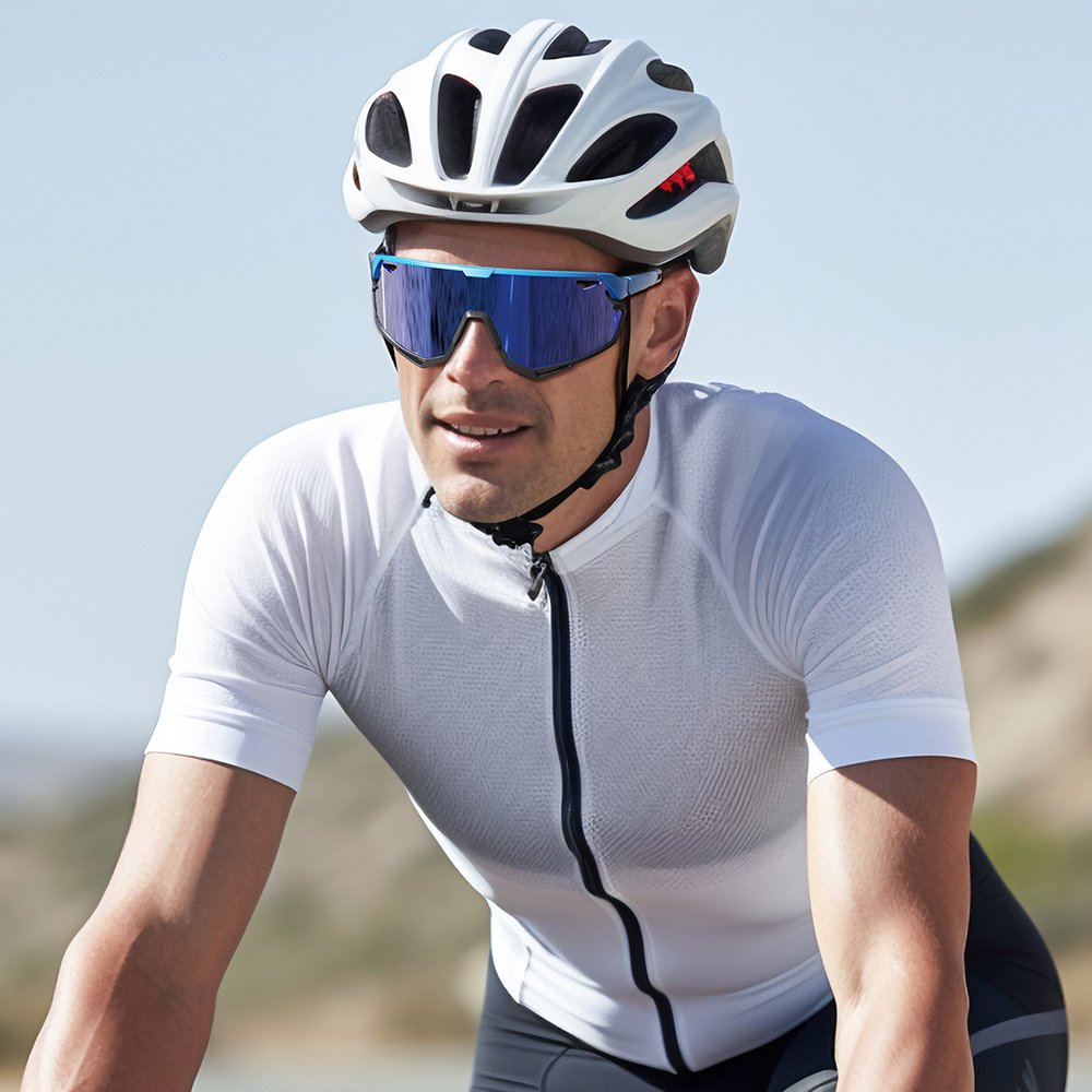 TR90 Outdoor Cycling Goggles Baseball Mountain Bike Glasses New Design UV400 Fashion Sport Bicycle Sunglasses