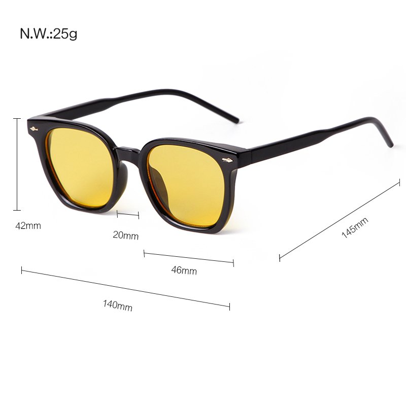 Retro rivet Square frame men Sunglasses leopard print Women fashion Sunglasses street Photography glasses
