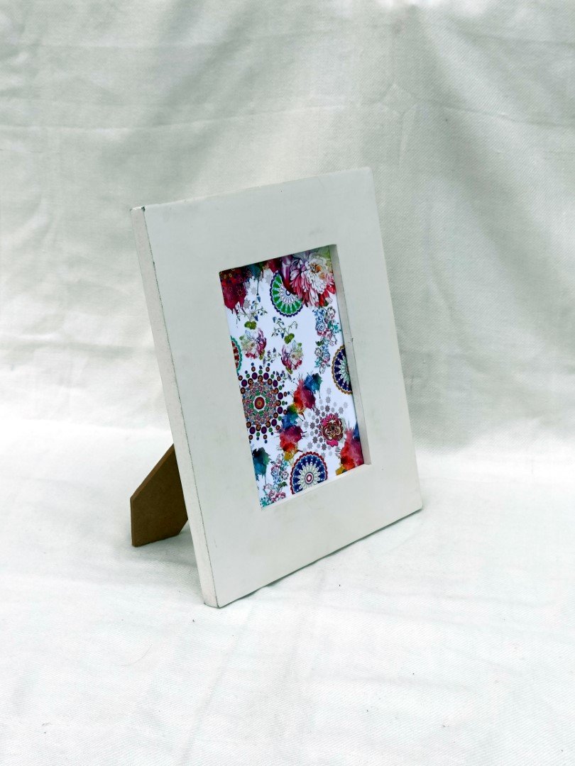 Premium Garde Rectangle Shaped Handmade Wood Photo Frame Vintage-Modern Designed Picture Frame with Glass for Home Decoration