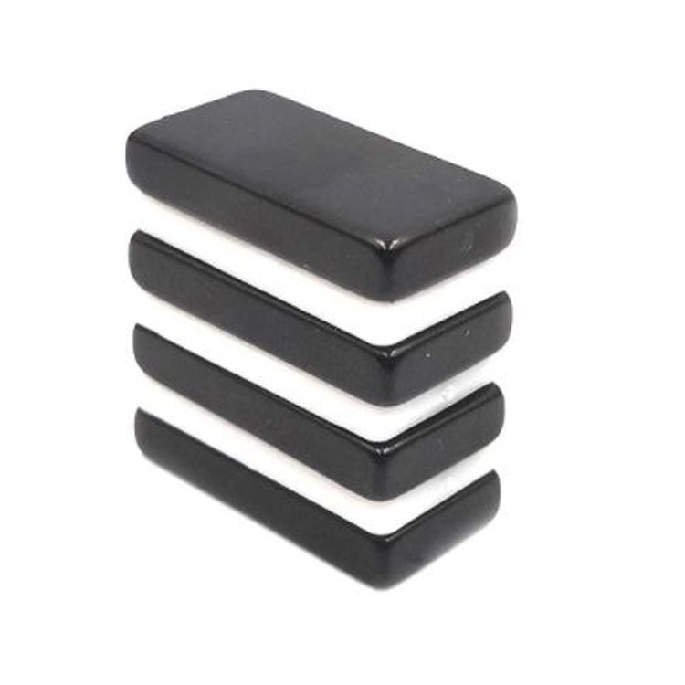 Direct selling Strongest Permanent Block Black Epoxy Coating Neodymium Magnet Square N55 N52 NdFeb Magnet for Sale