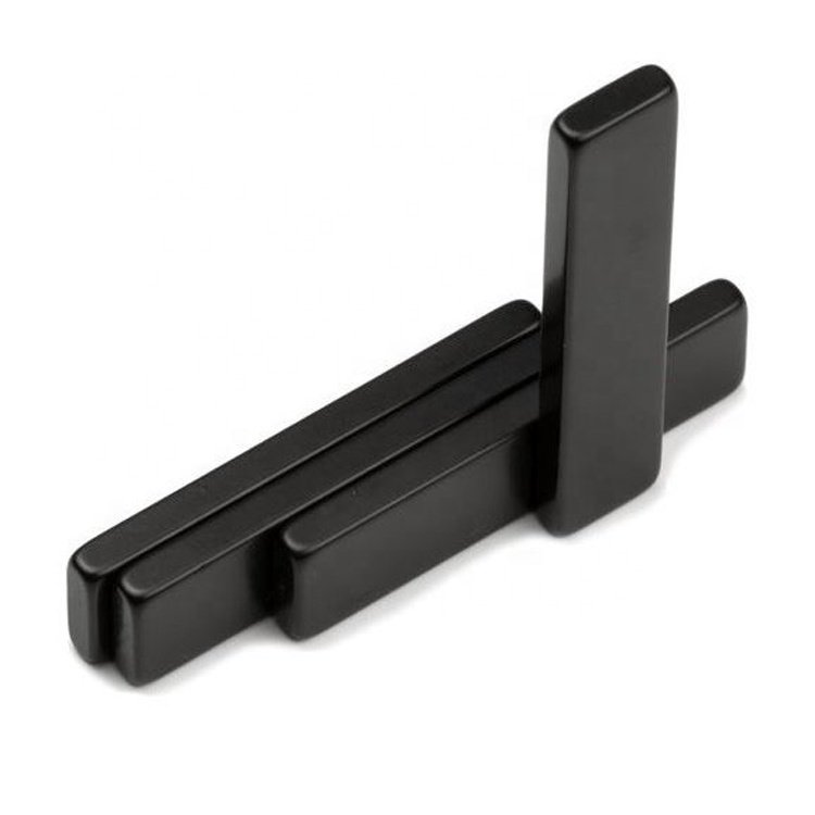 Direct selling Strongest Permanent Block Black Epoxy Coating Neodymium Magnet Square N55 N52 NdFeb Magnet for Sale