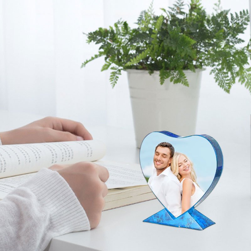 Kaijie heart shaped photo frame silicone mold DIY crystal epoxy mold craft home decoration gift drop rubber mold