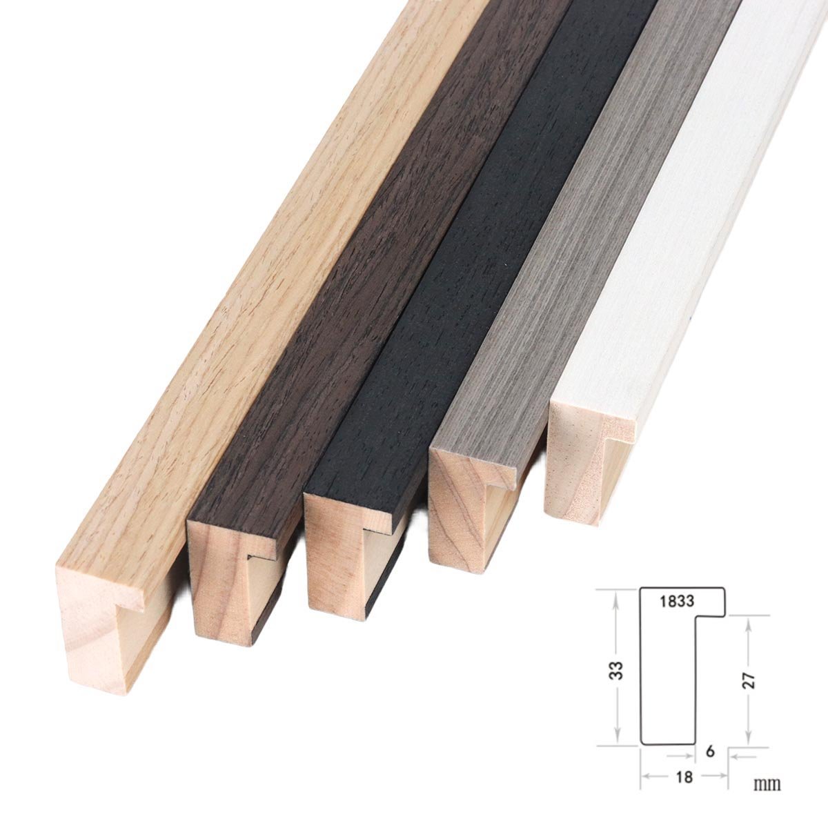 Hot Sale Custom Modern Decorative Canvas Frame PS Moulding for Painting ps photo frame moulding