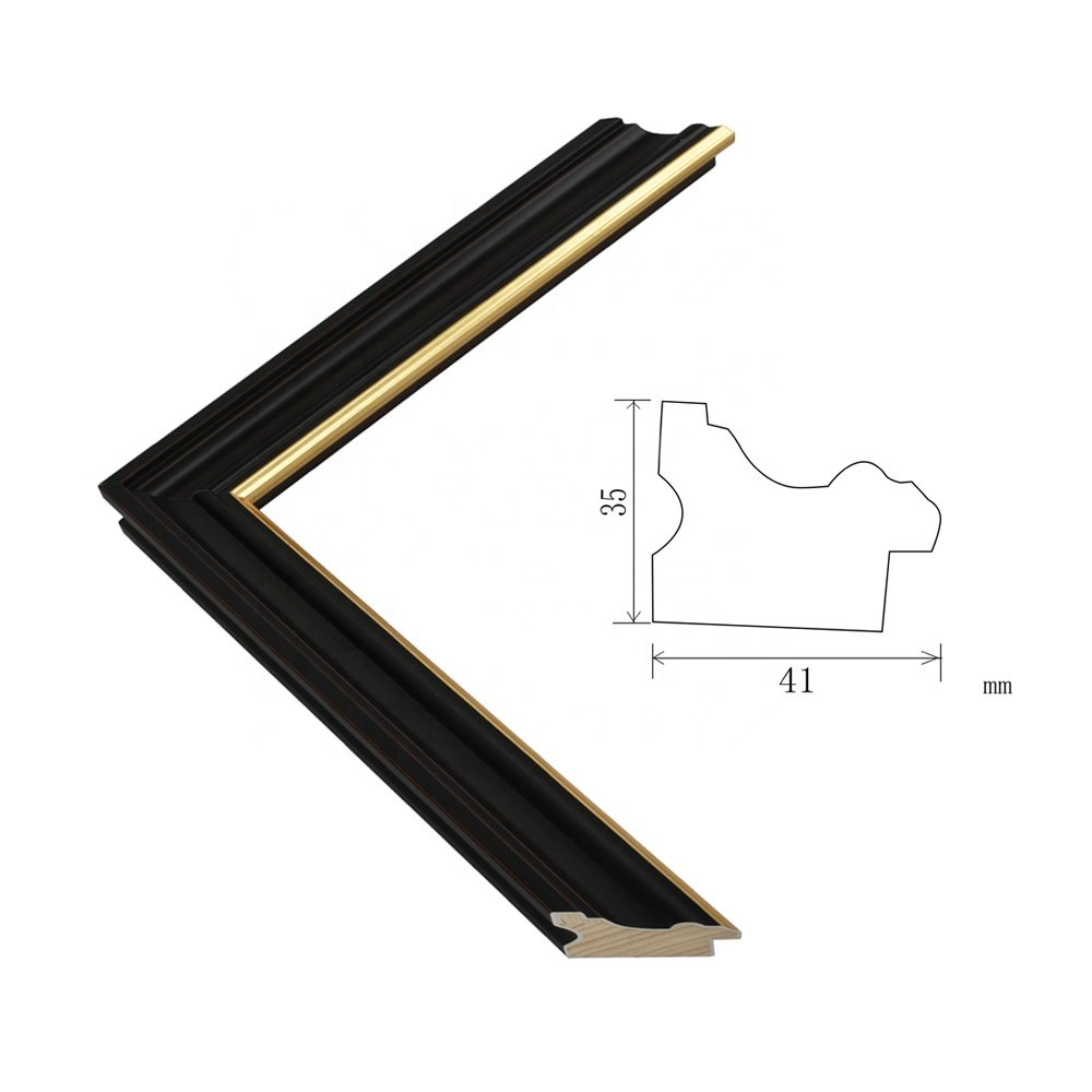 Professional Manufacturer Classical Europe Style Canvas Picture Frame Wood Moulding