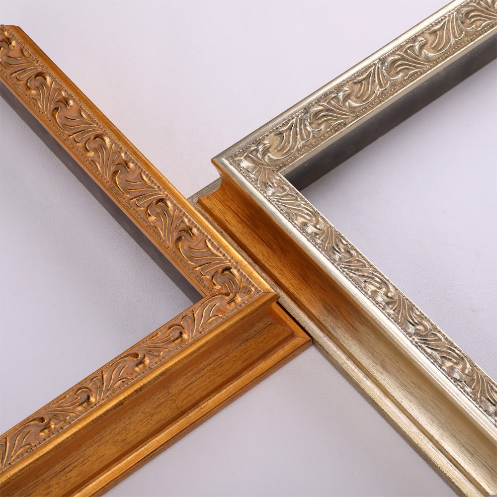 Professional Manufacturer Classical Europe Style Canvas Picture Frame Wood Moulding