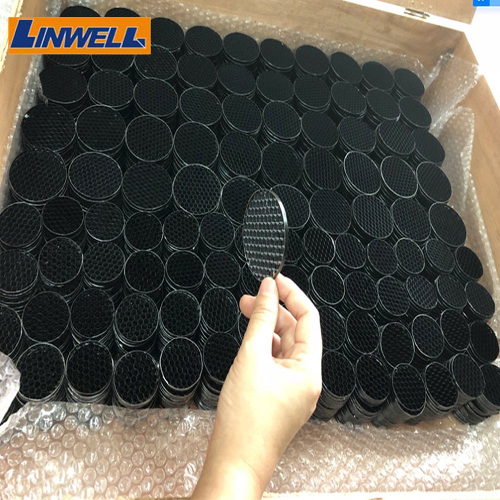 Micro cell size black honeycomb grid for lighting, etc from Linwell manufacturer