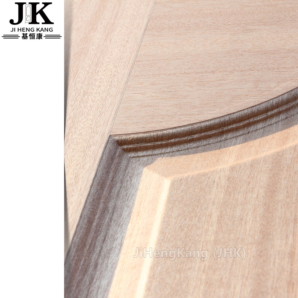 JHK-FC01 Wooden Door Frame Wood Glass Double Door Design Wood Veneer Door