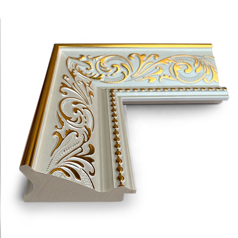 Free Sample Various Styles Environmental Friendly Wholesale Plastic Ps Polystyrene Ornate Picture Frame Supplies Moulding