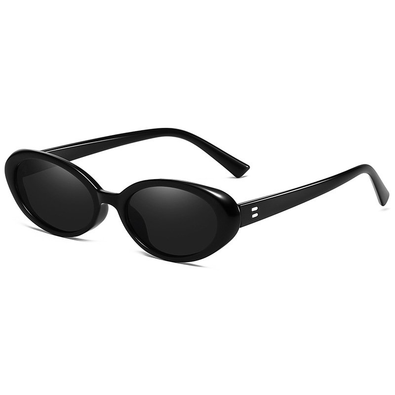 Hot sale oval plastic frame UV protection Fashion vintage European American famous brand Sun Glasses Trendy Ladies Sunglasses