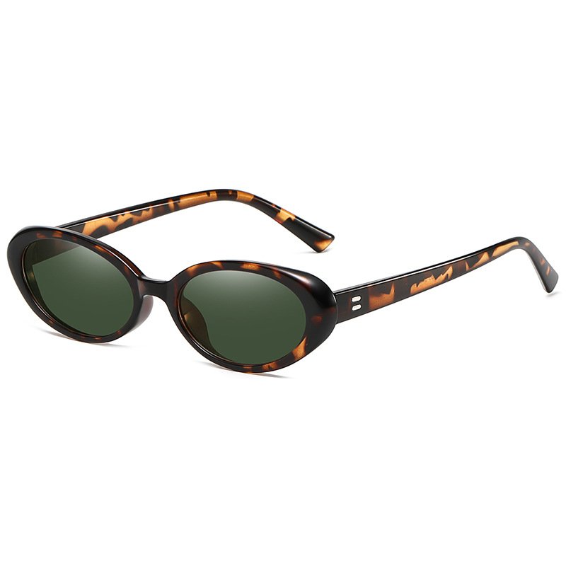 Hot sale oval plastic frame UV protection Fashion vintage European American famous brand Sun Glasses Trendy Ladies Sunglasses