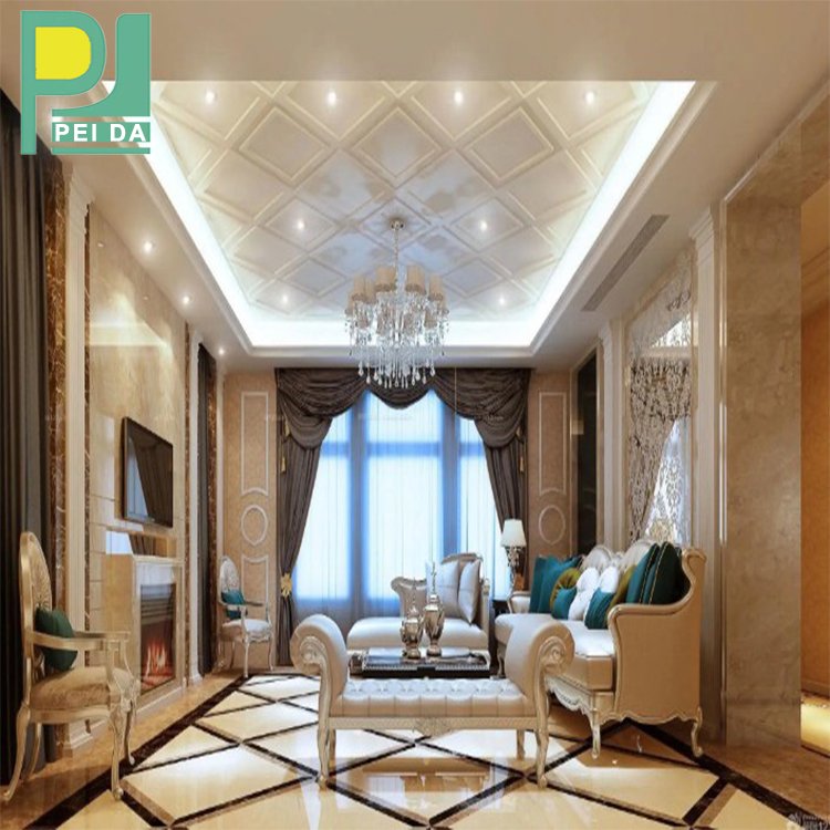 Newly Designed 595*595 Waterproof PVC False Ceiling Panel LC Payment