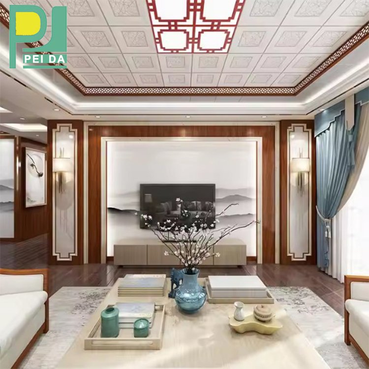 Newly Designed 595*595 Waterproof PVC False Ceiling Panel LC Payment