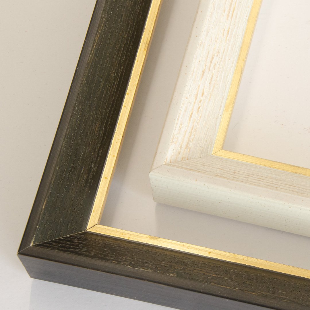Modern Colorful Wooden Photo Frame Mouldings Custom Size Picture Frames Black Green Grey Decorative Custom Size Picture Frames