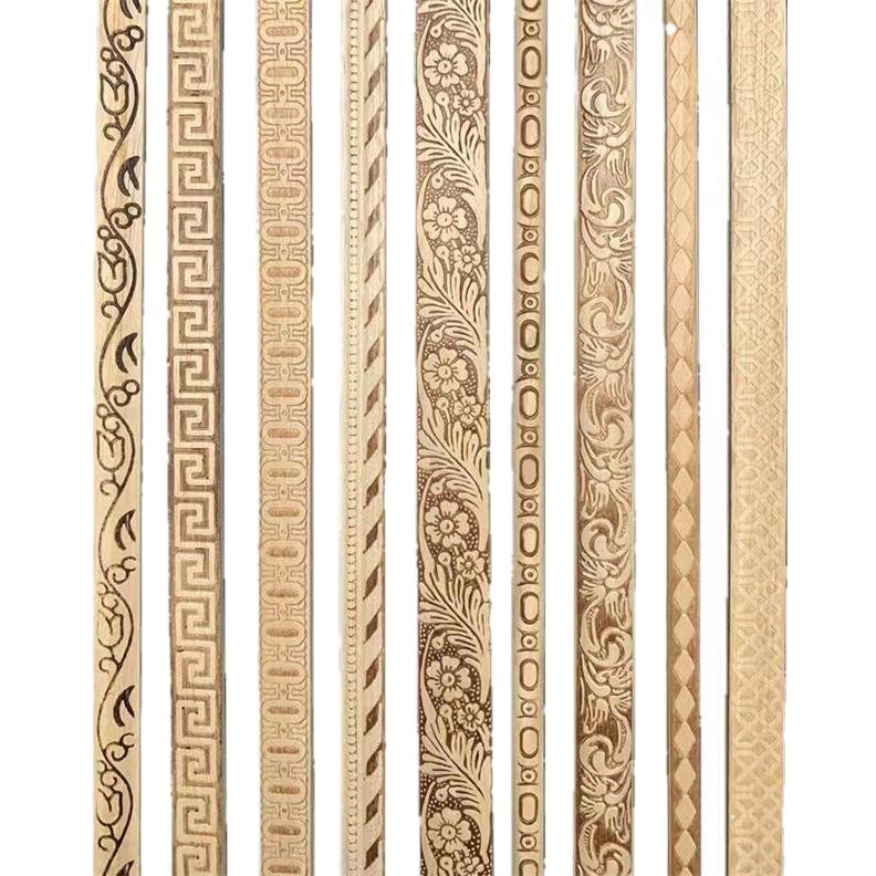 Hand Carved Wooden Mouldings Decorative Picture Frame Furniture Wood Mouldings