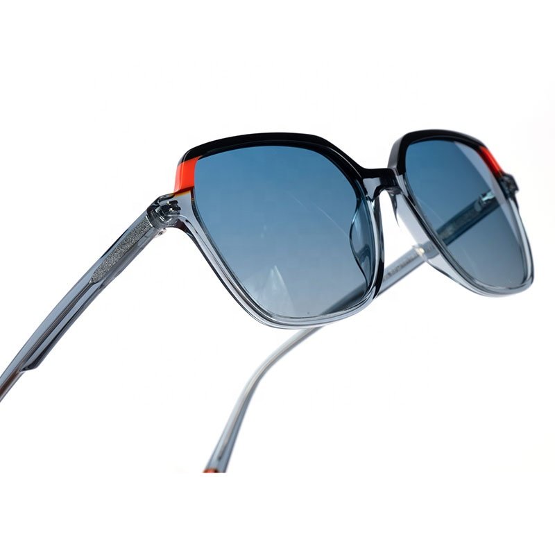 Brand Designer Chunky Men Sunglasses Polarized Rectangular Sun Glasses Man Handmade Acetate Frame Square Shades Eyewear UV400