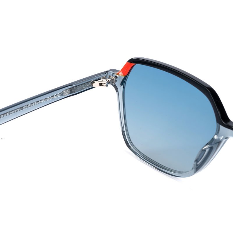 Brand Designer Chunky Men Sunglasses Polarized Rectangular Sun Glasses Man Handmade Acetate Frame Square Shades Eyewear UV400