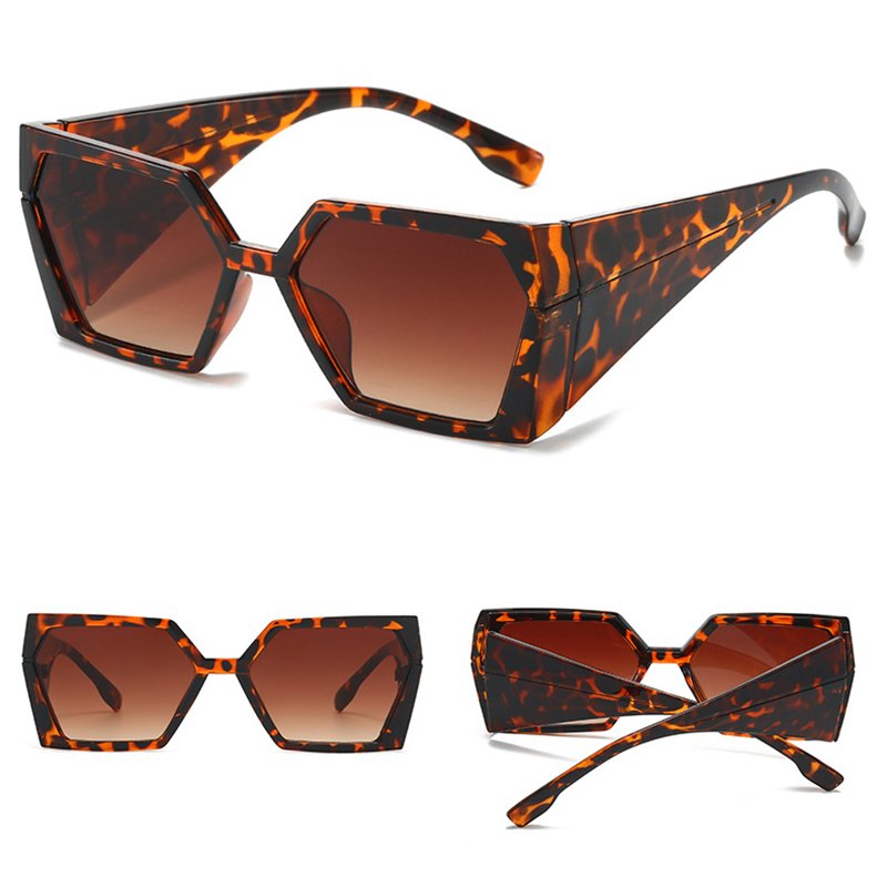 DL GLASSES 2024 Unique Futuristic Eyeglasses Square Wide Frames Lunettes UV Protection Fashion Sunglasses Custom