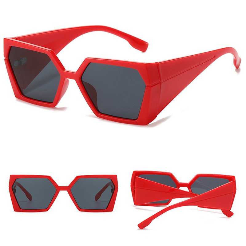 DL GLASSES 2024 Unique Futuristic Eyeglasses Square Wide Frames Lunettes UV Protection Fashion Sunglasses Custom