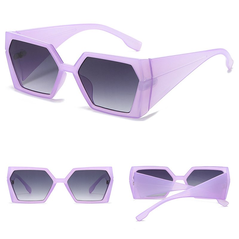 DL GLASSES 2024 Unique Futuristic Eyeglasses Square Wide Frames Lunettes UV Protection Fashion Sunglasses Custom
