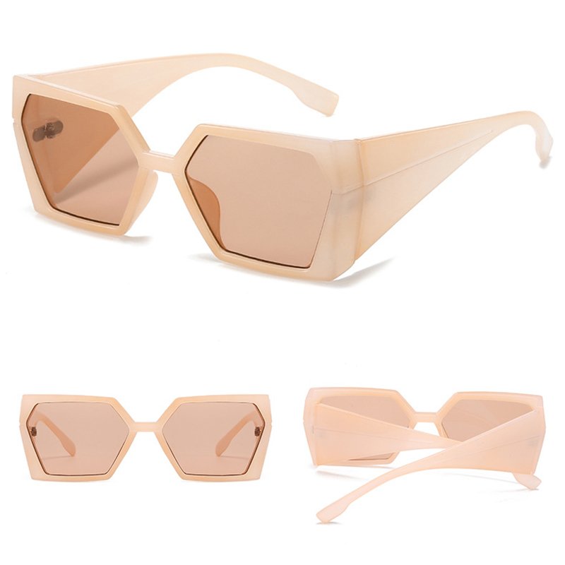 DL GLASSES 2024 Unique Futuristic Eyeglasses Square Wide Frames Lunettes UV Protection Fashion Sunglasses Custom