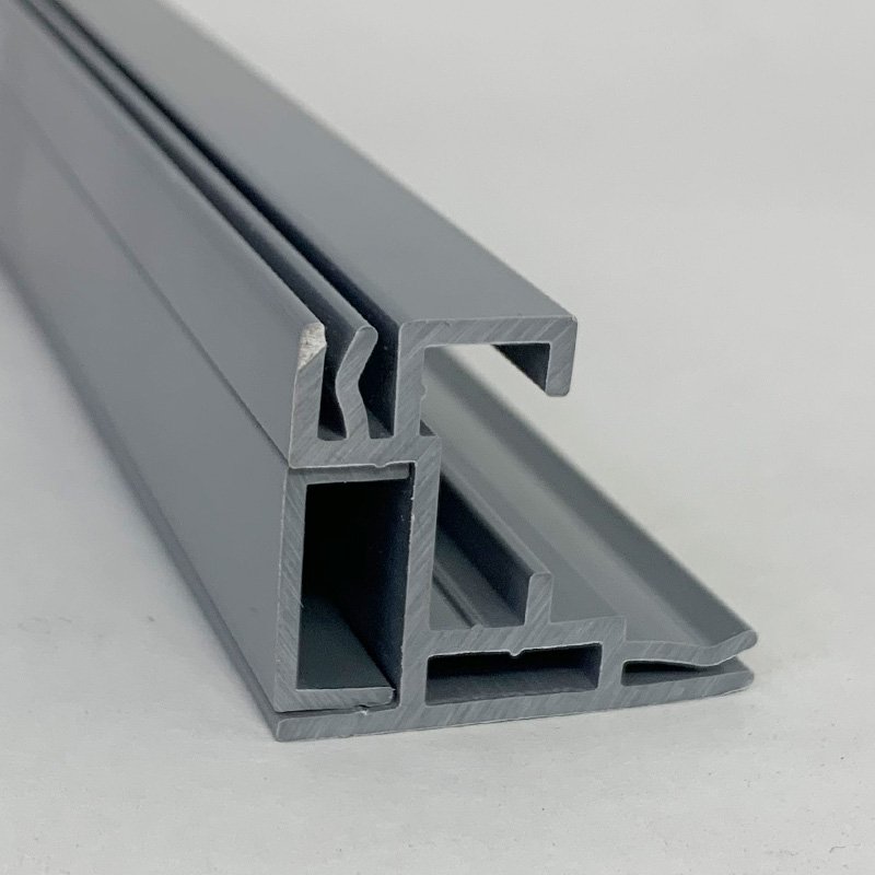 Resistant to the majority of chemicals wine bottle cooler upvc plastic frames and doors extrusion profile