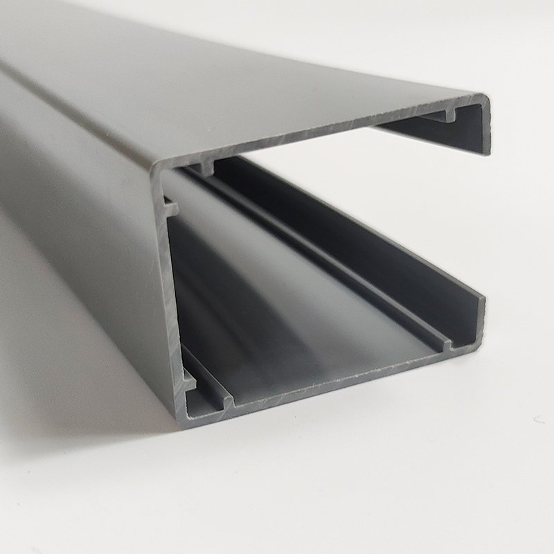 Resistant to the majority of chemicals wine bottle cooler upvc plastic frames and doors extrusion profile