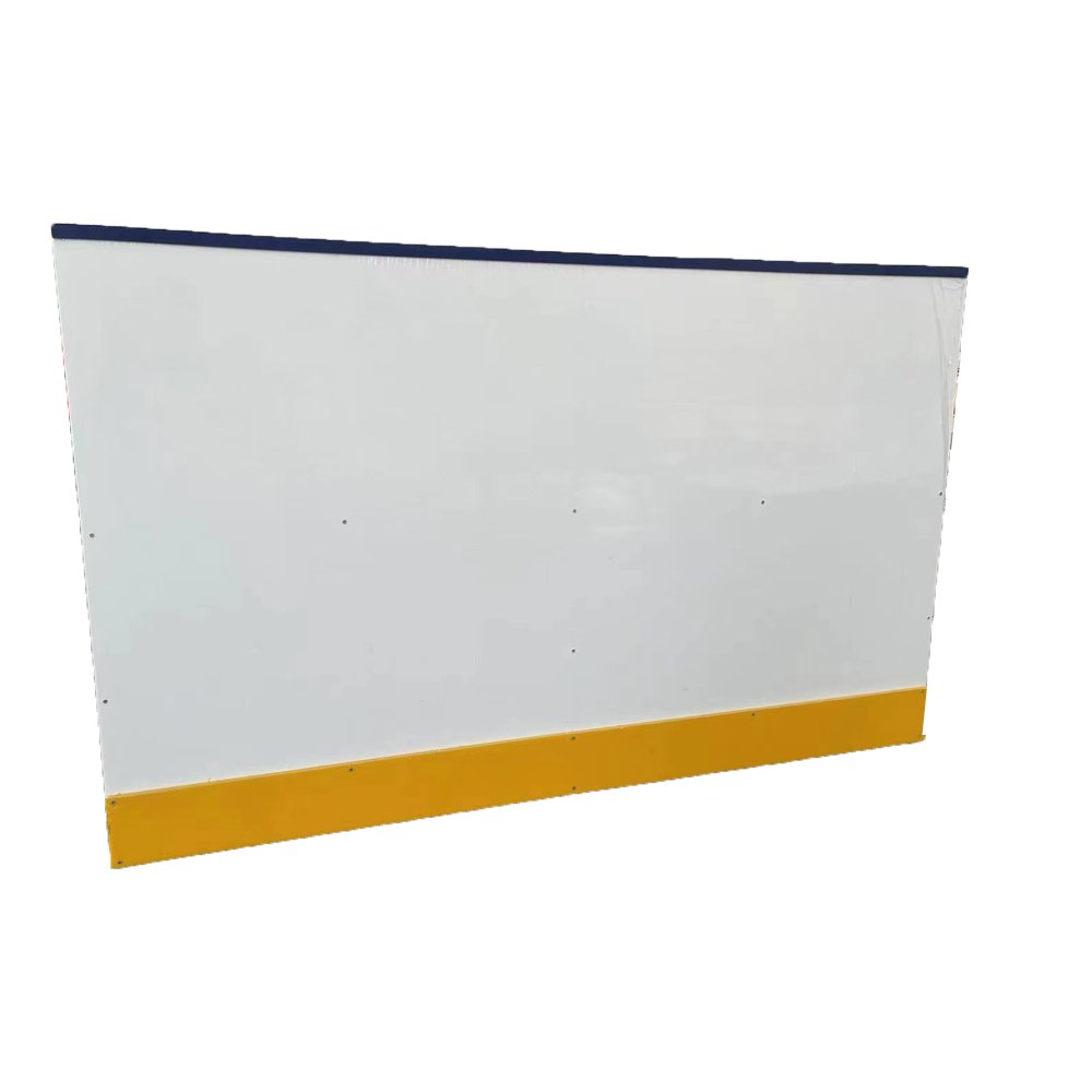 Custom Aluminum Barrier Synthetic Ice Rink Dasher Board with Steel Frame Ice Rink Fence