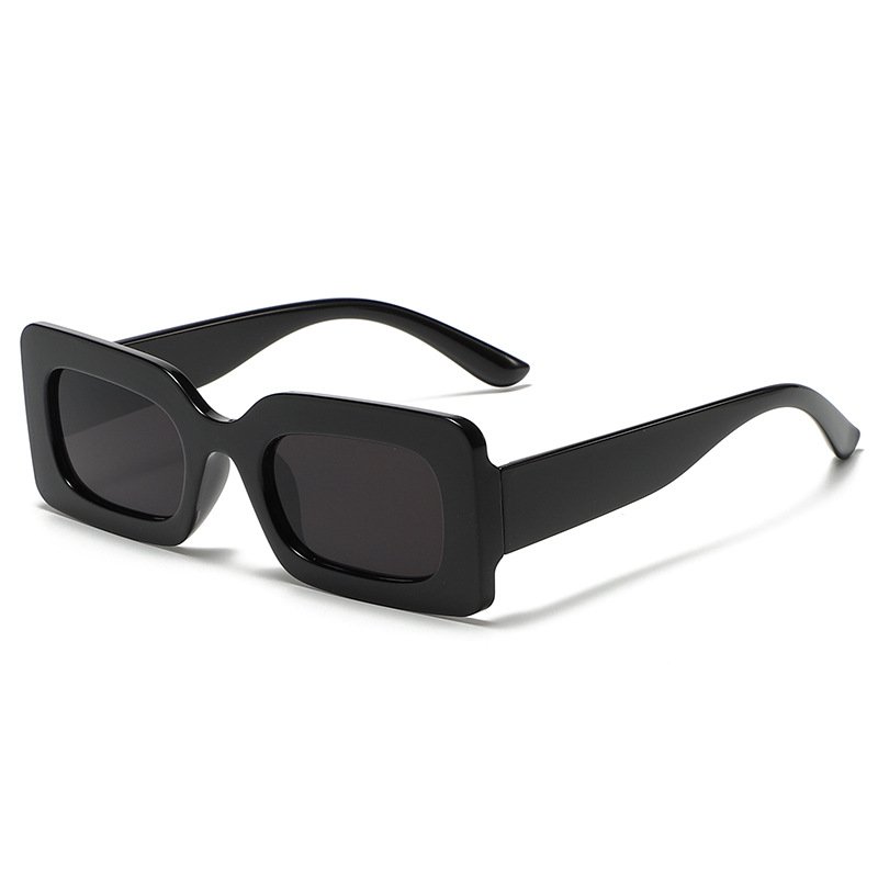 308 Vintage Square Sunglasses Rectangle Small Frame Square Sunglasses Custom Rectangle Sunglasses Candy Color Glasses UV400