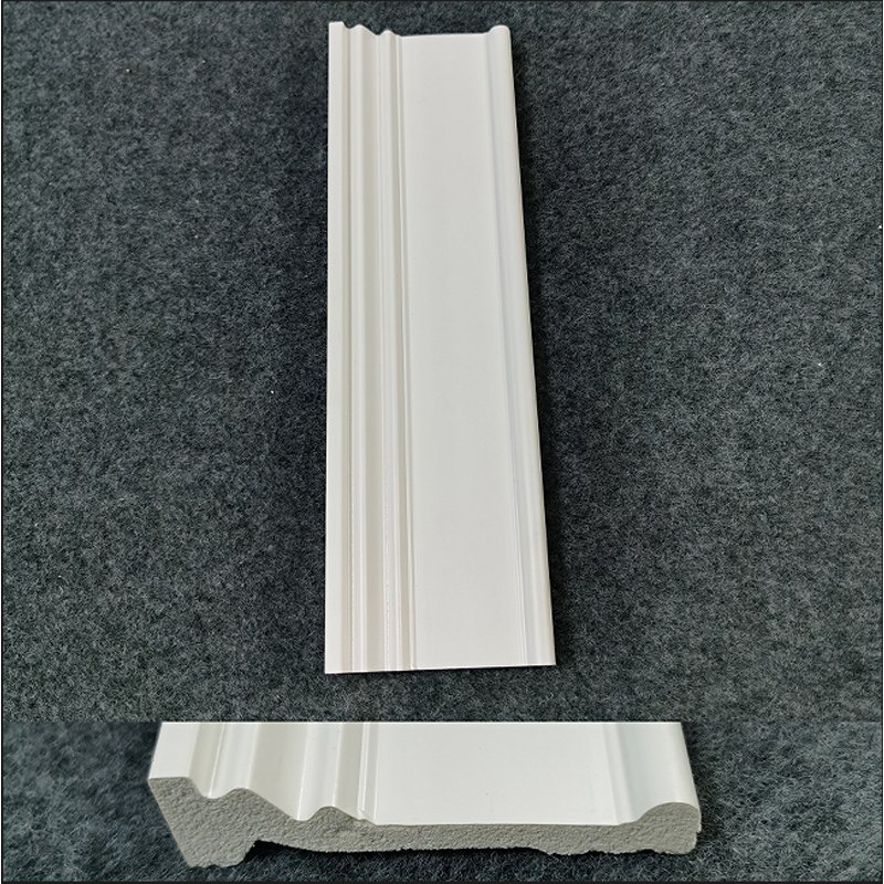 Factory new design white finger joint pine decoration frame moulding
