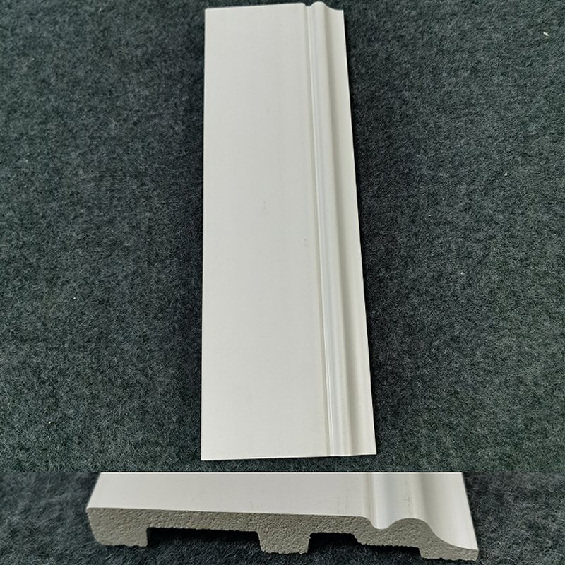 Factory new design white finger joint pine decoration frame moulding