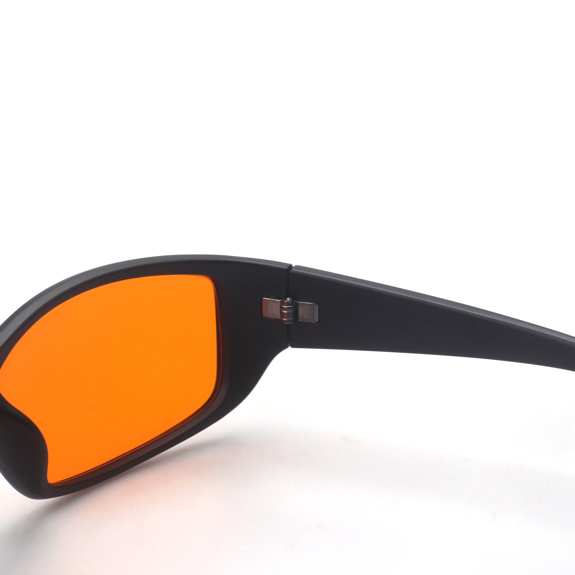 Sunray Newest Fashion Custom Design Classis Black Frame CR39 Material Orange Lenses PC Frames Goggles Unisex Sports Glasses