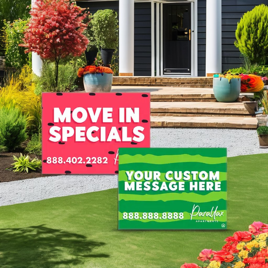 Wholesale Custom Made Shape Pp hollow board Material Corrugated Plastic Waterproof Sign Board lawn yard sign