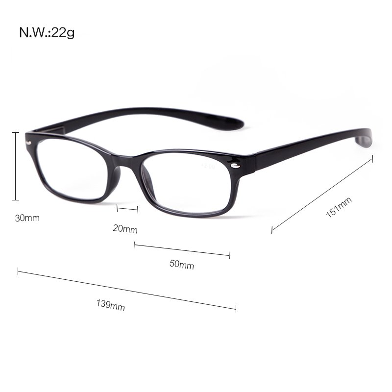 High Quality Spring Hinges Blue Light Blocking Lightweight Eyeglasses Trendy Presbyopic Reading Glasses For Women Men